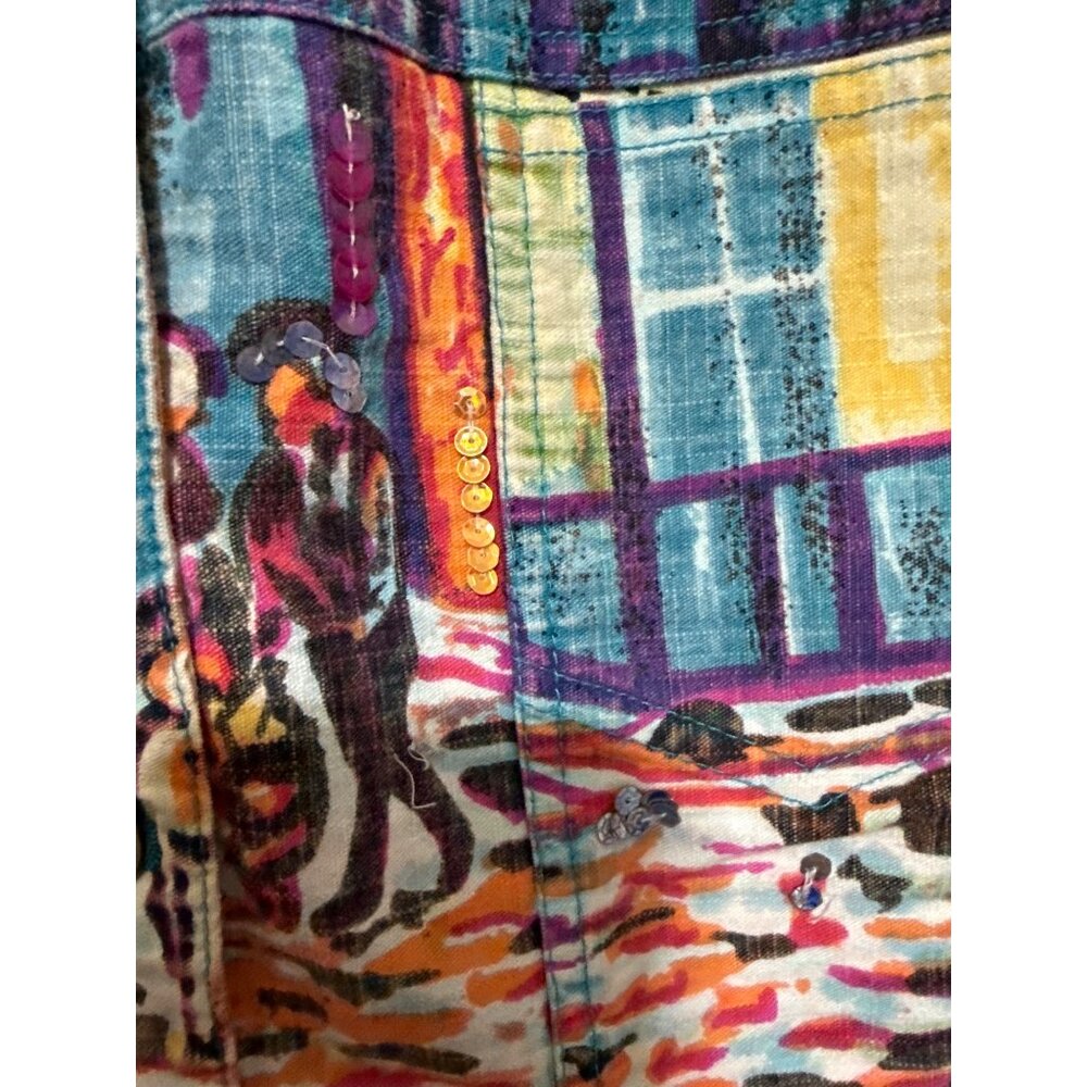 Multiples Cotton Jacket With Multi Color And Sequ… - image 4